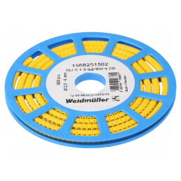 Markere Marcaj PVC Galben 0-5mm -30÷80°C | Electronic-mag.ro | Componente Electronice