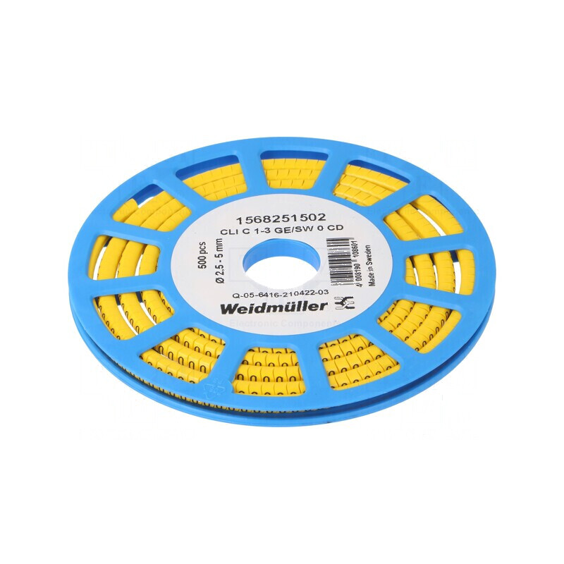 Markere Marcaj PVC Galben 0-5mm -30÷80°C | Electronic-mag.ro | Componente Electronice Markere Marcaj PVC Galben 0-5mm -30÷80°C | Electronic-mag.ro | Componente Electronice