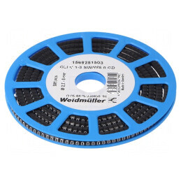 Markere Marcaj PVC neagră 2,5-5mm 30-80°C | Electronic-mag.ro | Componente Electronice
