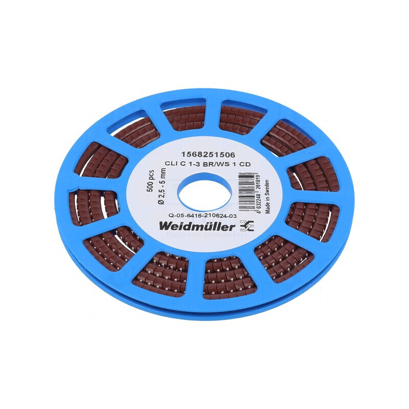 Markere Marcaj PVC maro 1 2,5÷5mm -30÷80°C | Electronic-mag.ro | Componente Electronice