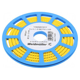 Markere Marcaj PVC galbenă 3 2,5÷5mm -30÷80°C | Electronic-mag.ro | Componente Electronice