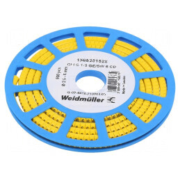 Markere Marcaj PVC galben 6 bucăți 2,5-5mm 30-80°C | Electronic-mag.ro | Componente Electronice