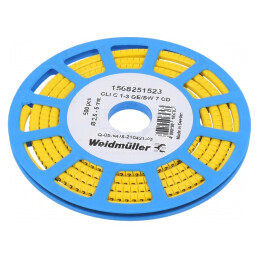 Markere Marcaj PVC galben 2,5-5mm -30÷80°C | Electronic-mag.ro | Componente Electronice