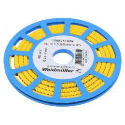 Markere Marcaj PVC galben 9 2,5÷5mm -30÷80°C | Electronic-mag.ro | Componente Electronice