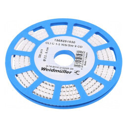 Markere pentru Marcaj PVC albă 9 2,5÷5mm -30÷80°C | Electronic-mag.ro | Componente Electronice
