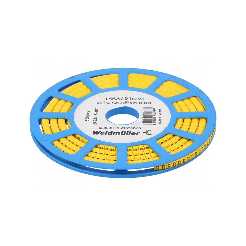 Markere de Marcaj PVC Galben 2,5-5mm -30 până la 80°C | Electronic-mag.ro | Componente Electronice Markere de Marcaj PVC Galben 2,5-5mm -30 până la 80°C | Electronic-mag.ro | Componente Electronice