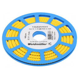 Markere Marcaj PVC Galben 2,5-5mm 30-80°C | Electronic-mag.ro | Componente Electronice