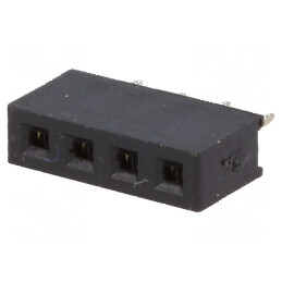 Conector șiruri pini soclu mamă 4 pini 2mm THT 1x4 | Electronic-mag.ro | Componente Electronice