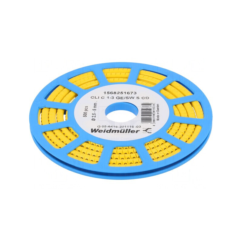 Markere de Marcaj PVC Galben 2,5-5mm -30° până la 80°C | Electronic-mag.ro | Componente Electronice Markere de Marcaj PVC Galben 2,5-5mm -30° până la 80°C | Electronic-mag.ro | Componente Electronice