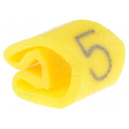 Markere de Marcaj PVC Galben 5 3÷5mm - Temperaturi între -30 și 80°C | Electronic-mag.ro | Componente Electronice