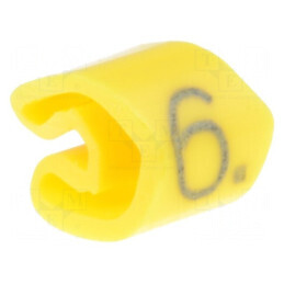 Markere Marcaj PVC galbenă 6 3÷5mm -30÷80°C | Electronic-mag.ro | Componente Electronice