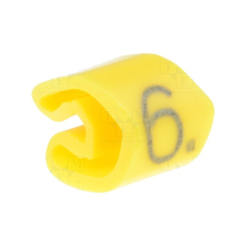 Markere Marcaj PVC galbenă 6 3÷5mm -30÷80°C | Electronic-mag.ro | Componente Electronice Markere Marcaj PVC galbenă 6 3÷5mm -30÷80°C | Electronic-mag.ro | Componente Electronice