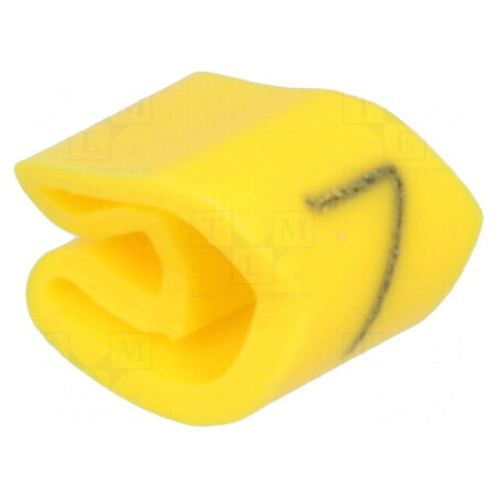 Markere de marcaj PVC galben 7 3÷5mm, temperatură -30÷80°C | Electronic-mag.ro | Componente Electronice