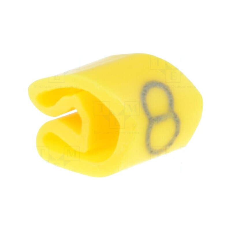 Markere Marcaj PVC Galben 8 3÷5mm -30÷80°C | Electronic-mag.ro | Componente Electronice Markere Marcaj PVC Galben 8 3÷5mm -30÷80°C | Electronic-mag.ro | Componente Electronice