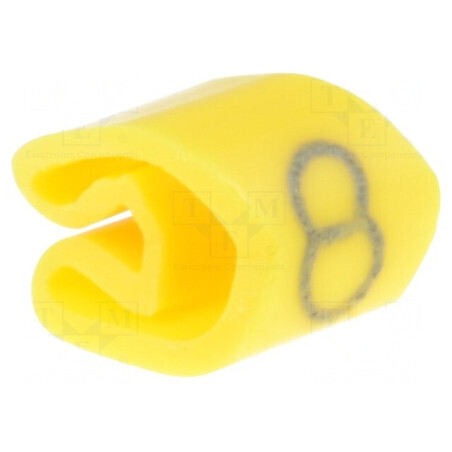Markere Marcaj PVC Galben 8 3÷5mm -30÷80°C | Electronic-mag.ro | Componente Electronice