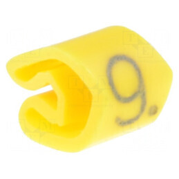 Markere Marcaj PVC Galben 9 3÷5mm -30÷80°C | Electronic-mag.ro | Componente Electronice