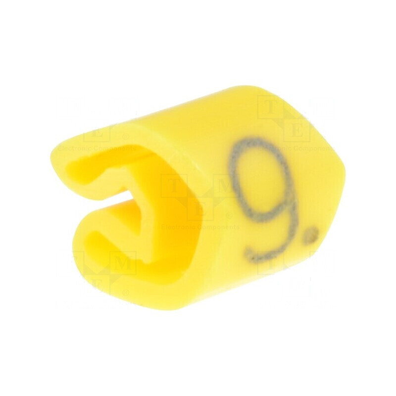 Markere Marcaj PVC Galben 9 3÷5mm -30÷80°C | Electronic-mag.ro | Componente Electronice