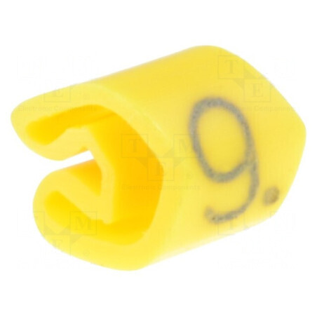 Markere Marcaj PVC Galben 9 3÷5mm -30÷80°C | Electronic-mag.ro | Componente Electronice