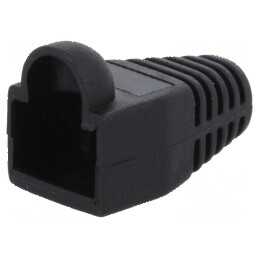 Protecție mufa RJ45 5,8mm neagră | Electronic-mag.ro | Componente Electronice