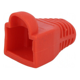 Protecție mufă RJ45 5,8mm roșie | Electronic-mag.ro | Componente Electronice