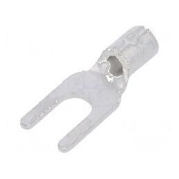 Vârf furcă M3 0,25-1,65mm2 crimpat cablu neizolat 3,2mm | Electronic-mag.ro | Componente Electronice