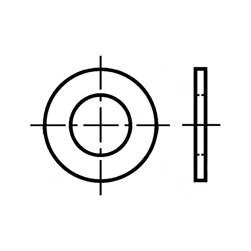 Şaibă rotundă M3,5 D8mm h0,5mm preşpan BN 1077 | Electronic-mag.ro | Componente Electronice