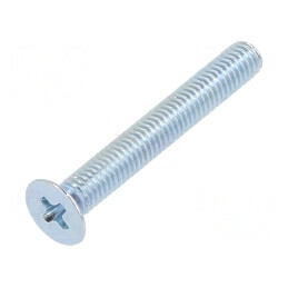 Şurub M3x22 Phillips PH1 îngropat oţel zincat DIN 965A | Electronic-mag.ro | Componente Electronice