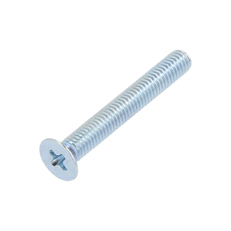 Şurub M3x22 Phillips PH1 îngropat oţel zincat DIN 965A | Electronic-mag.ro | Componente Electronice