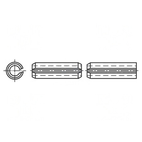 Știft cu arc din oțel inoxidabil BN 337 Ø 3mm L 4mm DIN 1481 | Electronic-mag.ro | Componente Electronice