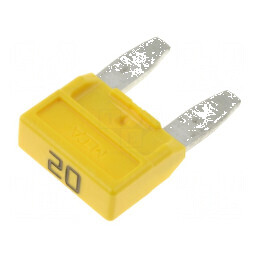 Siguranță auto 20A 32VDC MINIVAL 11,9mm | Electronic-mag.ro | Componente Electronice