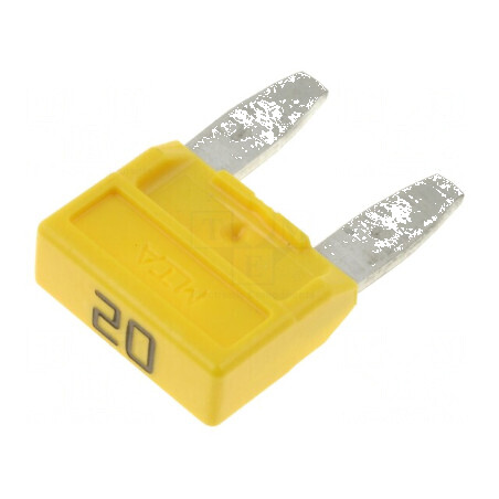 Siguranță auto 20A 32VDC MINIVAL 11,9mm | Electronic-mag.ro | Componente Electronice