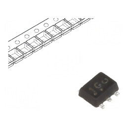 Tranzistor NPN bipolar 45V 0,1A SOT563 x2 | Electronic-mag.ro | Componente Electronice