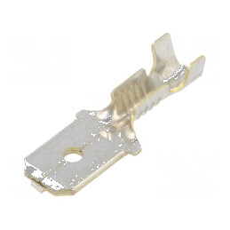 Terminal plat 6,3mm tată 0,5÷1mm2 pentru cablu | Electronic-mag.ro | Componente Electronice