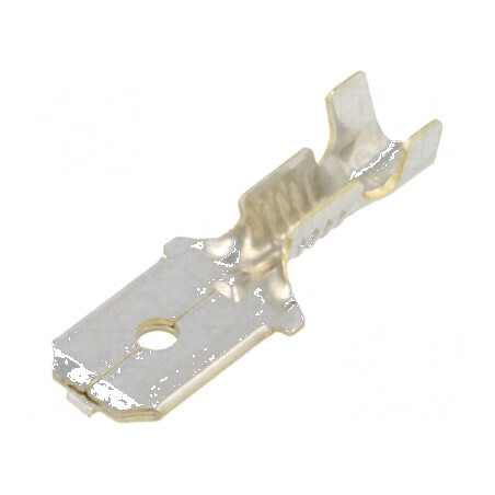 Terminal plat 6,3mm tată 0,5÷1mm2 pentru cablu | Electronic-mag.ro | Componente Electronice