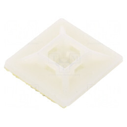 Element de susținere autoadeziv poliamidă UL94V-2 natural | Electronic-mag.ro | Componente Electronice