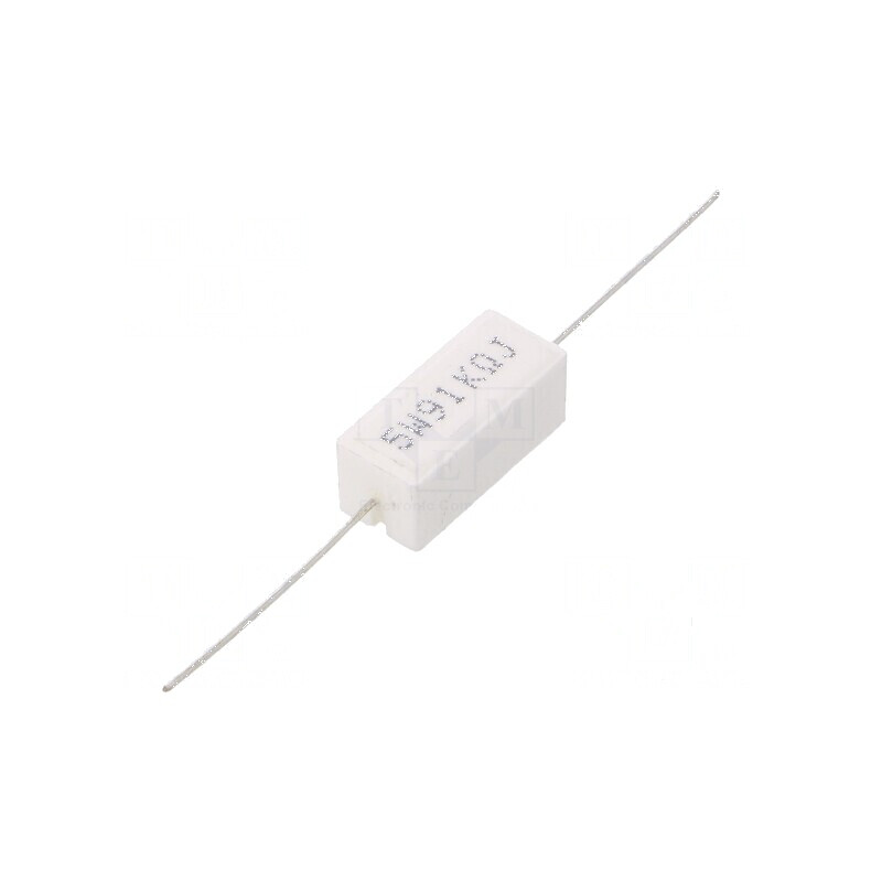 Rezistor THT 91kΩ 5W cu ciment ±5% 9,5x9,5x22mm | Electronic-mag.ro | Componente Electronice
