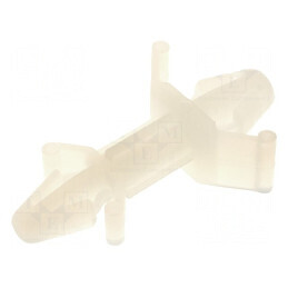 Distanțier PCB poliamidă 9,6mm clichet naturală UL94V-2 | Electronic-mag.ro | Componente Electronice
