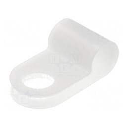 Clipsuri tip P pentru cabluri Øbuclă 5,6mm natural | Electronic-mag.ro | Componente Electronice