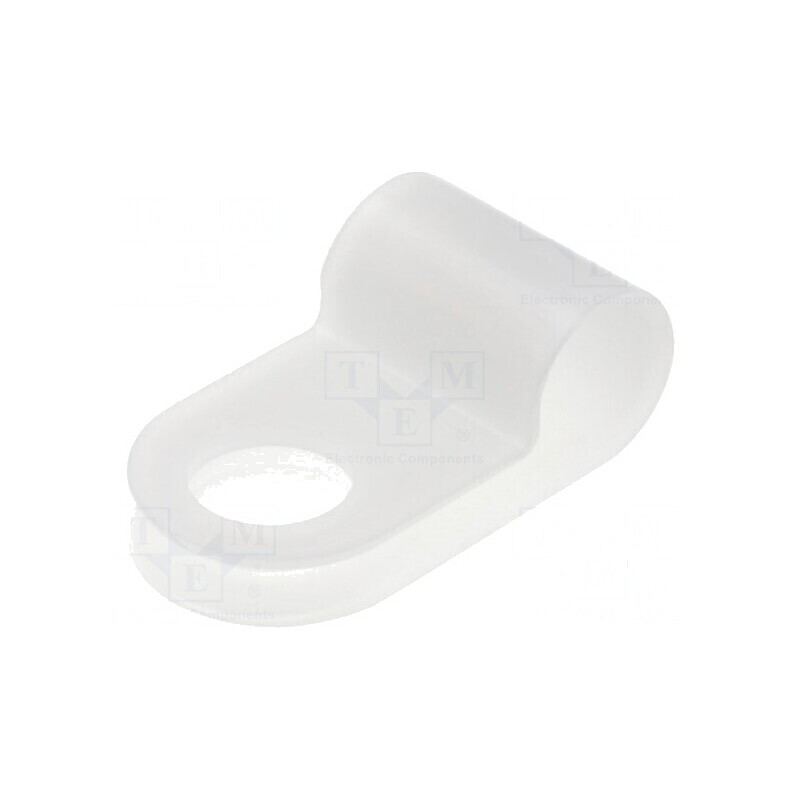 Clipsuri tip P pentru cabluri Øbuclă 5,6mm natural | Electronic-mag.ro | Componente Electronice