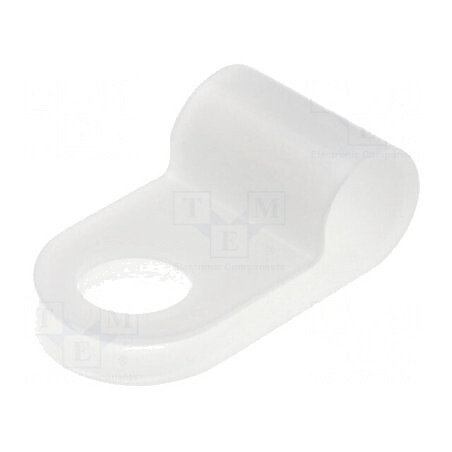 Clipsuri tip P pentru cabluri Øbuclă 5,6mm natural | Electronic-mag.ro | Componente Electronice