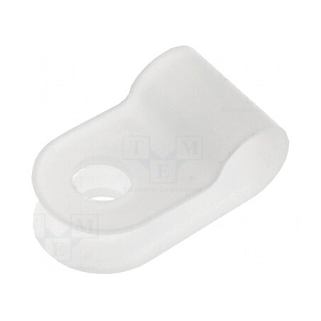 Clipsuri tip P pentru cabluri Ø5mm din poliamidă | Electronic-mag.ro | Componente Electronice