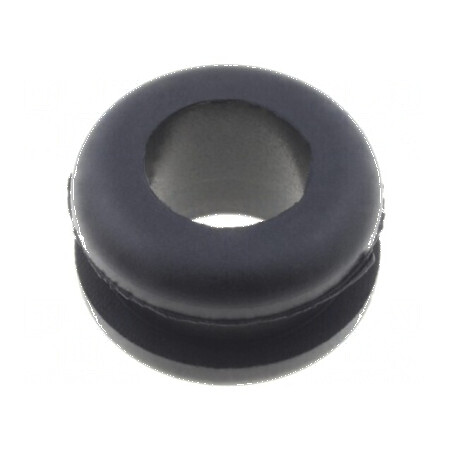 Manșon din gumă neagră Ø 9mm pentru orificiu Ø 6mm | Electronic-mag.ro | Componente Electronice