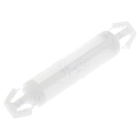Distanţier PCB poliamidă 18mm clichet naturală | Electronic-mag.ro | Componente Electronice