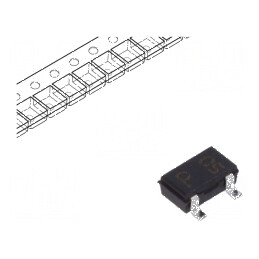 Diodă SMD 80V 0,3A 4ns SC59, SOT346 Ufmax 1,2V | Electronic-mag.ro | Componente Electronice