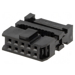 Conector IDC mufă mamă 10 pini cu presare cablu | Electronic-mag.ro | Componente Electronice