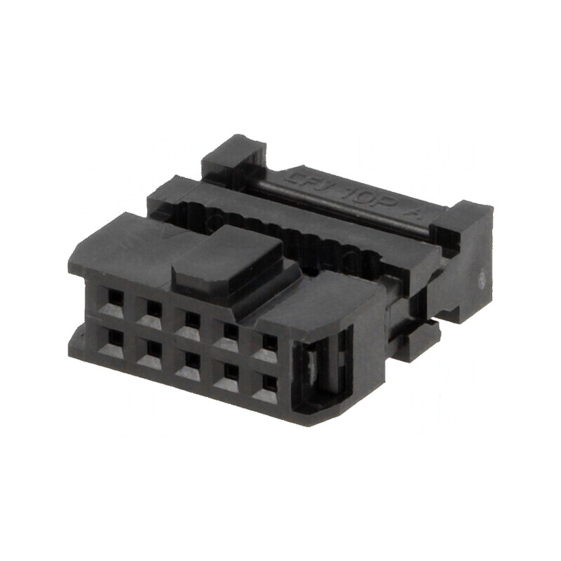 Conector IDC mufă mamă 10 pini cu presare cablu | Electronic-mag.ro | Componente Electronice