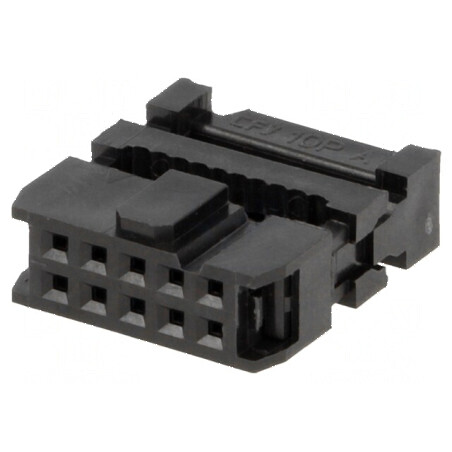 Conector IDC mufă mamă 10 pini cu presare cablu | Electronic-mag.ro | Componente Electronice