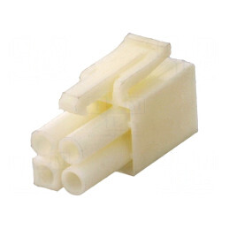 Conector cablu-cablu mufă mamă 4,5mm PIN 4 2x2 | Electronic-mag.ro | Componente Electronice