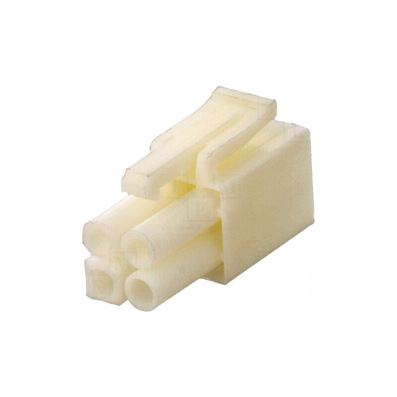 Conector cablu-cablu mufă mamă 4,5mm PIN 4 2x2 | Electronic-mag.ro | Componente Electronice