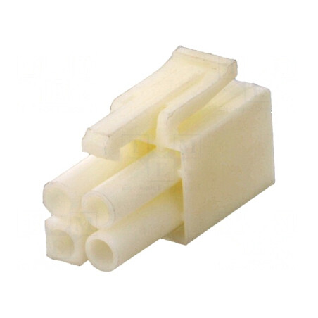 Conector cablu-cablu mufă mamă 4,5mm PIN 4 2x2 | Electronic-mag.ro | Componente Electronice
